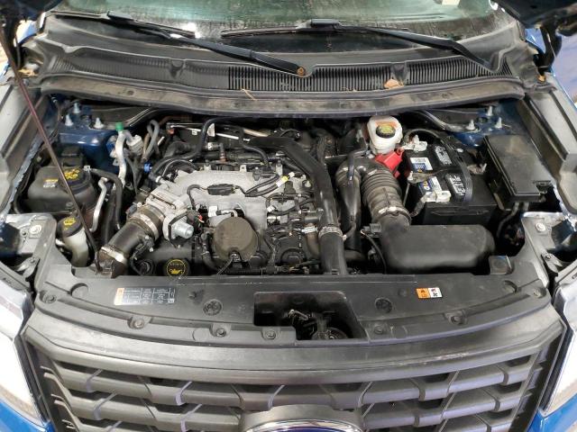 1FM5K8AT7JGB69105 - 2018 FORD EXPLORER POLICE INTERCEPTOR BLUE photo 12