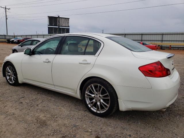 JNKBV61E77M709954 - 2007 INFINITI G35 WHITE photo 2