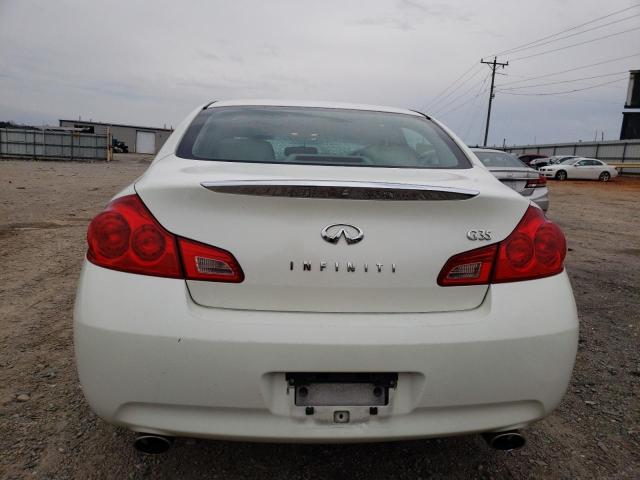 JNKBV61E77M709954 - 2007 INFINITI G35 WHITE photo 6