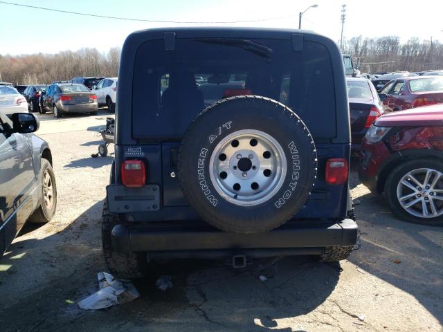 1J4FA49S73P301356 - 2003 JEEP WRANGLER / SPORT BLUE photo 6