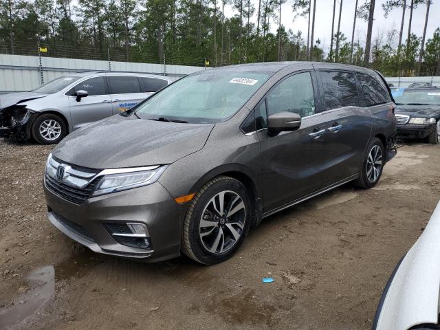 5FNRL6H9XJB079507 - 2018 HONDA ODYSSEY ELITE GRAY photo 1