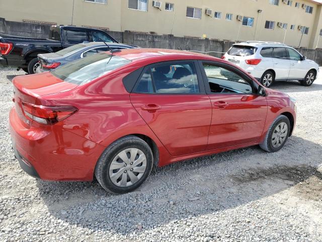 3KPA24AD8LE268426 - 2020 KIA RIO LX RED photo 3