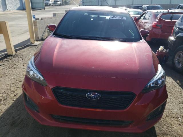 4S3GTAM69K3747480 - 2019 SUBARU IMPREZA SPORT RED photo 5