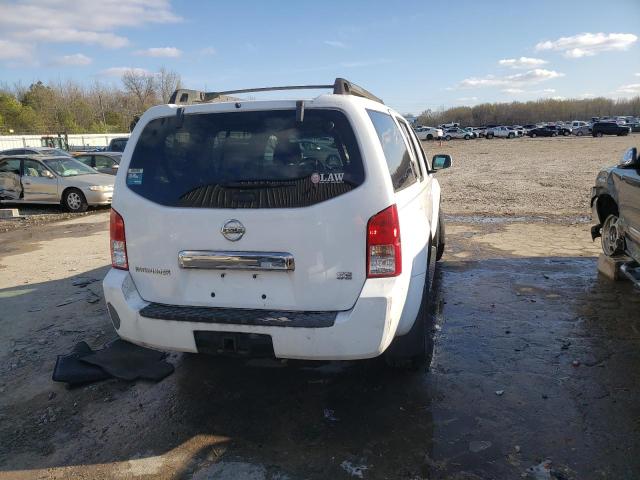 5N1AR18U37C618277 - 2007 NISSAN PATHFINDER LE WHITE photo 6