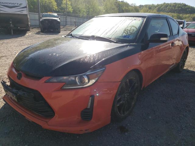 JTKJF5C7XFJ006831 - 2015 TOYOTA SCION TC 红色 照片 2