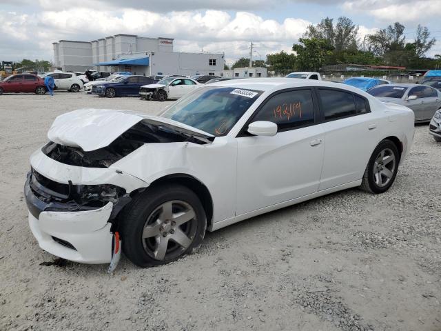 2C3CDXAT3FH778479 - 2015 DODGE CHARGER POLICE WHITE photo 1