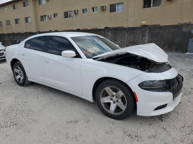 2C3CDXAT3FH778479 - 2015 DODGE CHARGER POLICE WHITE photo 4