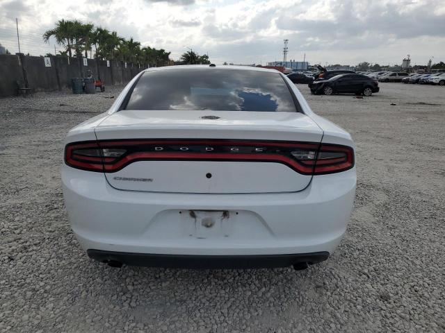 2C3CDXAT3FH778479 - 2015 DODGE CHARGER POLICE WHITE photo 6