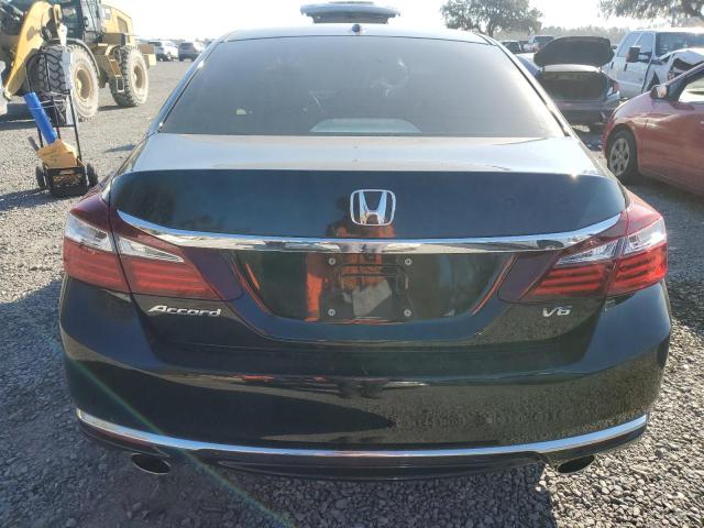 1HGCR3F85GA015553 - 2016 HONDA ACCORD EXL BLACK photo 6