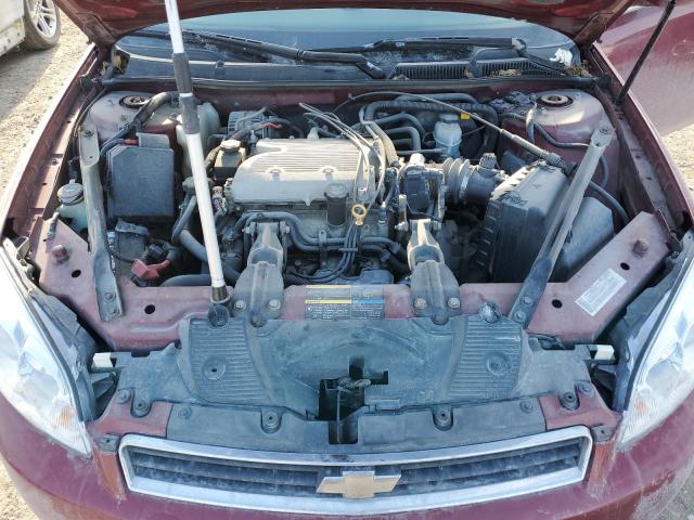 2G1WT58K789269241 - 2008 CHEVROLET IMPALA LT MAROON photo 11