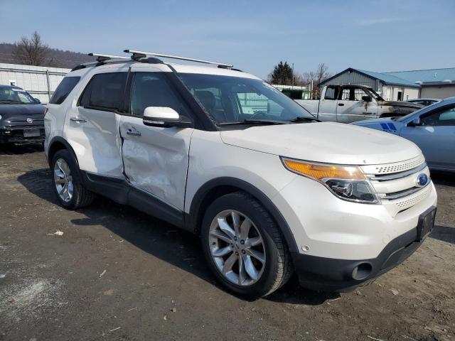 1FM5K8F88EGA11804 - 2014 FORD EXPLORER LIMITED WHITE photo 4