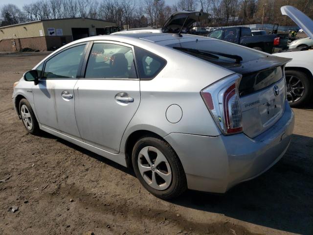 JTDKN3DU4C5520072 - 2012 TOYOTA PRIUS SILVER photo 2