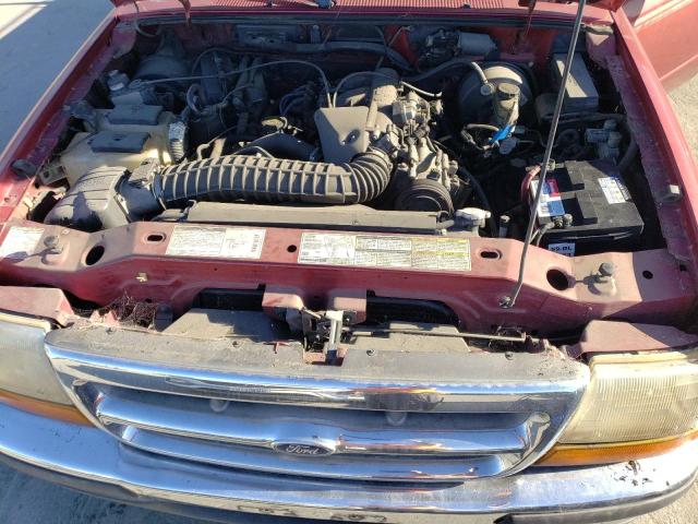 1FTYR14X6WPA71810 - 1998 FORD RANGER SUPER CAB RED photo 11