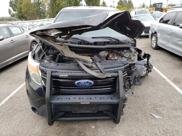 1FM5K8AR9DGC73037 - 2013 FORD EXPLORER POLICE INTERCEPTOR BLACK photo 5