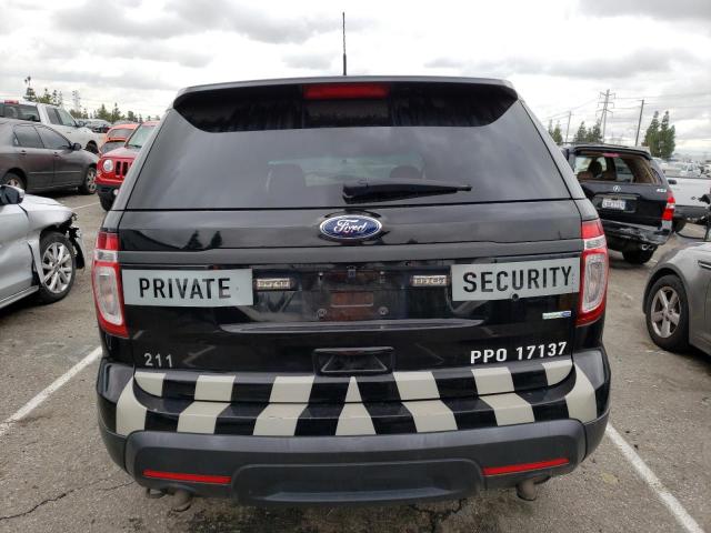 1FM5K8AR9DGC73037 - 2013 FORD EXPLORER POLICE INTERCEPTOR BLACK photo 6