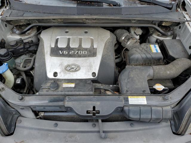 KM8JN72D76U420480 - 2006 HYUNDAI TUCSON GLS SILVER photo 12