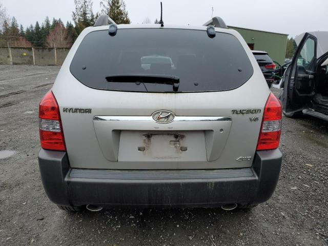 KM8JN72D76U420480 - 2006 HYUNDAI TUCSON GLS SILVER photo 6