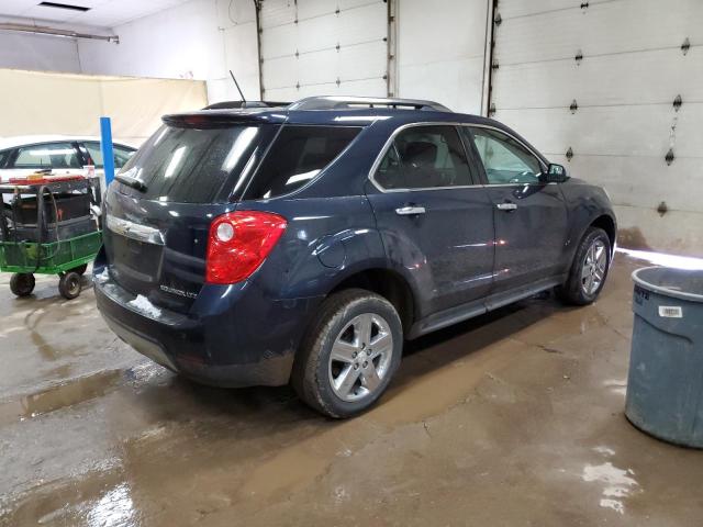 2GNALDEK7F6364534 - 2015 CHEVROLET EQUINOX LTZ BLUE photo 3