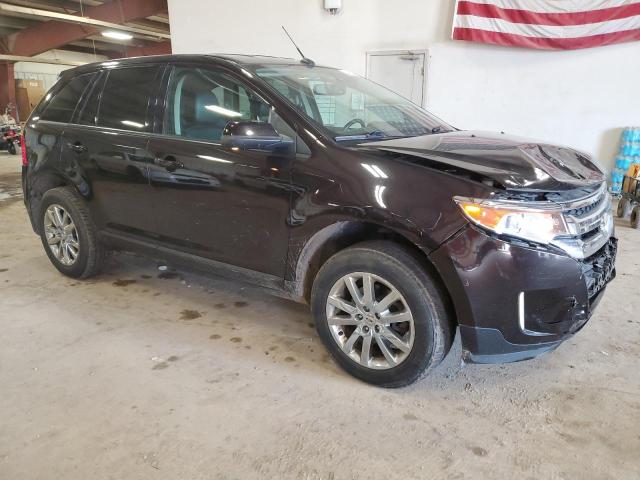 2FMDK3JC3DBC53688 - 2013 FORD EDGE SEL BROWN photo 4