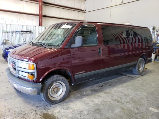 1GJHG39R111168882 - 2001 GMC SAVANA G3500 MAROON photo 1