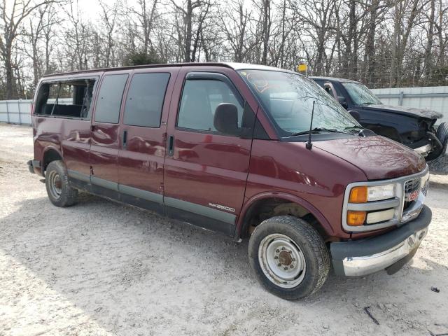 1GJHG39R111168882 - 2001 GMC SAVANA G3500 MAROON photo 4