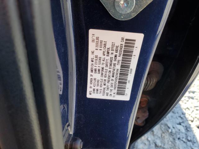 1HGCR2F80EA248344 - 2014 HONDA ACCORD EXL BLUE photo 12