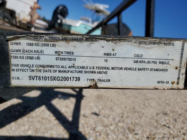 5VT61015XG2001739 - 2016 UTILITY TRAILER BLACK photo 10