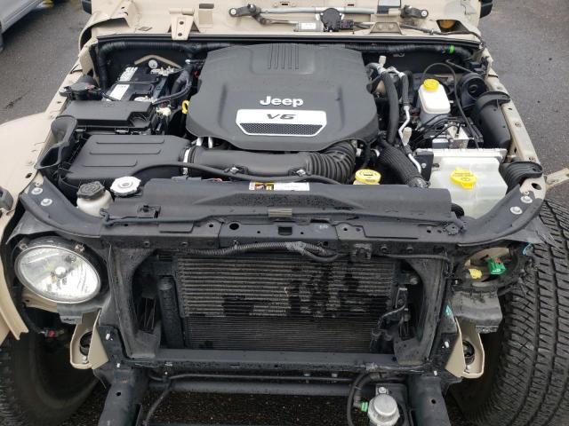 1C4BJWEG7GL282015 - 2016 JEEP WRANGLER U SAHARA TAN photo 12