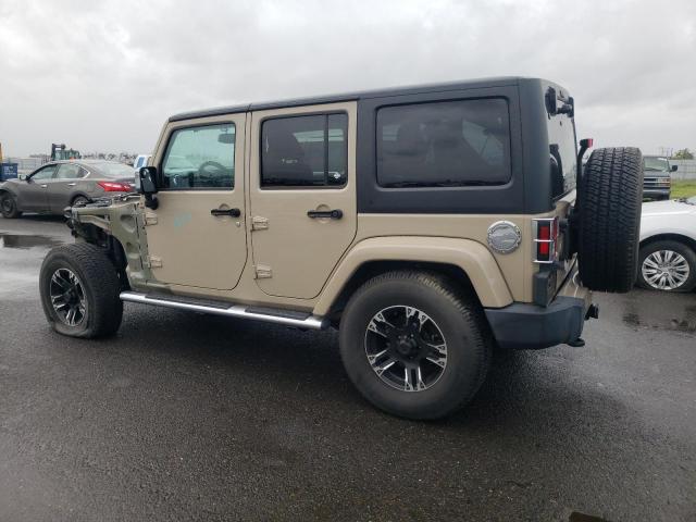 1C4BJWEG7GL282015 - 2016 JEEP WRANGLER U SAHARA TAN photo 2