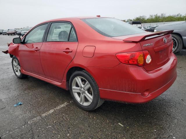 1NXBE4EE1AZ293631 - 2010 TOYOTA COROLLA XRS RED photo 2