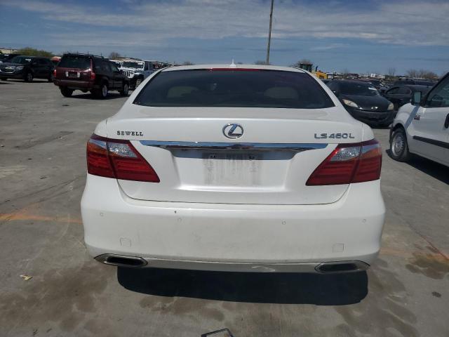 JTHGL5EF3C5046024 - 2012 LEXUS LS 460L WHITE photo 6