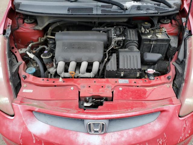 JHMGD38667S043090 - 2007 HONDA FIT S 红色 照片 12