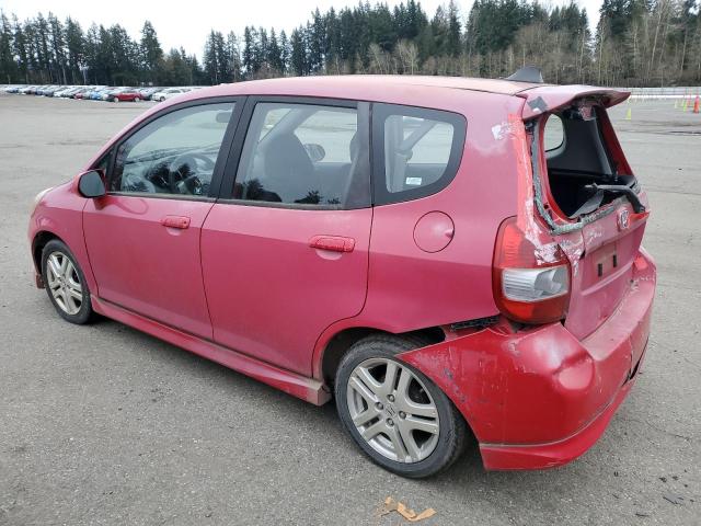 JHMGD38667S043090 - 2007 HONDA FIT S 红色 照片 2