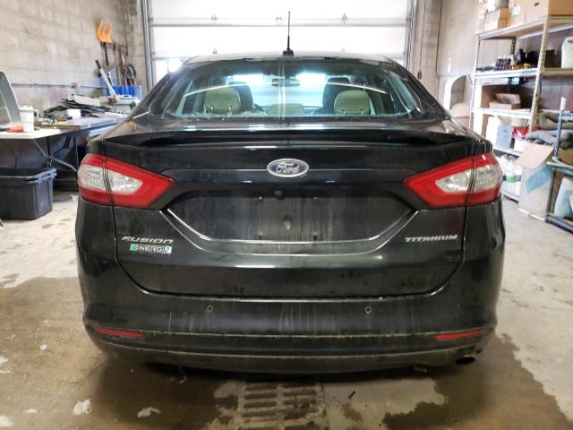 3FA6P0SU6FR213913 - 2015 FORD FUSION TITANIUM PHEV BLACK photo 6