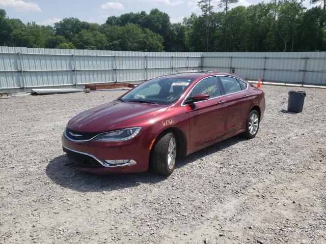 1C3CCCCG6FN647310 - 2015 CHRYSLER 200 C BURGUNDY photo 2