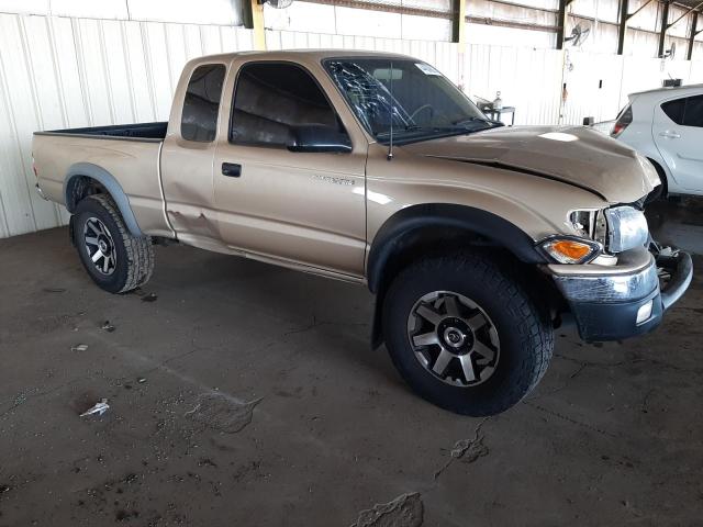 5TESN92N61Z815182 - 2001 TOYOTA TACOMA XTRACAB PRERUNNER თაფლისფერი ფოტო 4