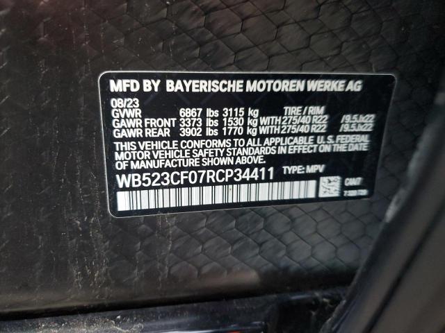 WB523CF07RCP34411 - 2024 BMW IX XDRIVE50 Boz foto 13