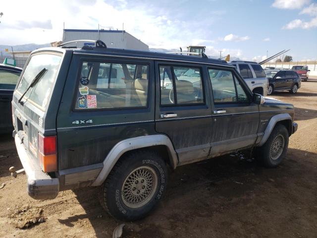 1J4FJ58S6NL146896 - 1992 JEEP CHEROKEE LAREDO GREEN photo 3