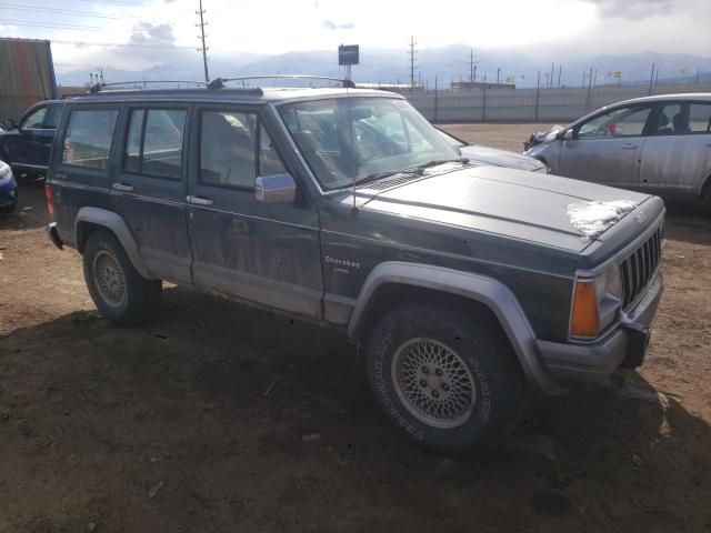 1J4FJ58S6NL146896 - 1992 JEEP CHEROKEE LAREDO GREEN photo 4