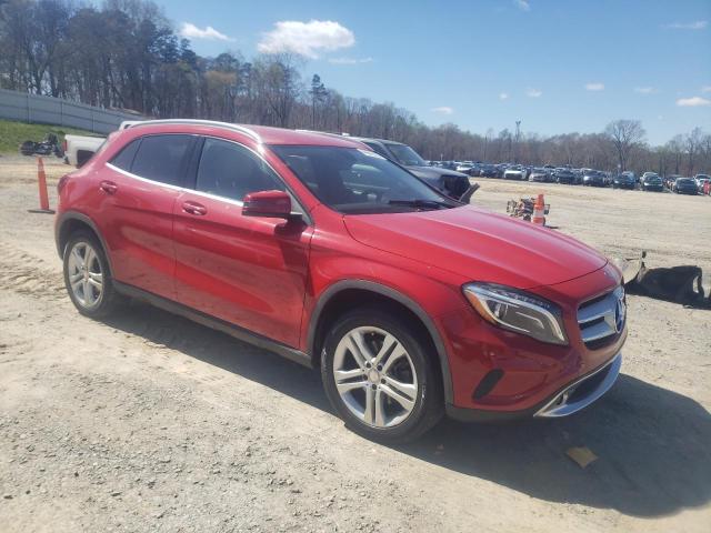 WDCTG4GBXFJ082761 - 2015 MERCEDES-BENZ GLA 250 4MATIC RED photo 4