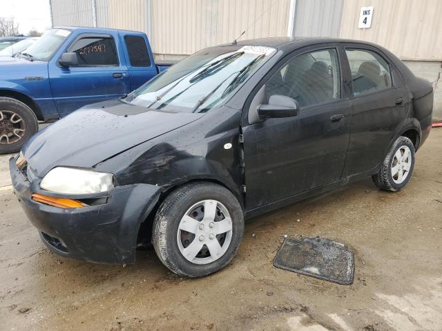 KL1TD56666B676869 - 2006 CHEVROLET AVEO BASE BLACK photo 1