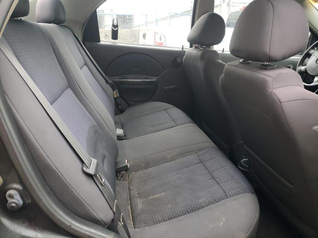 KL1TD56666B676869 - 2006 CHEVROLET AVEO BASE BLACK photo 10