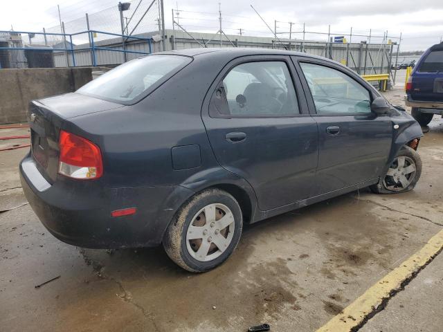 KL1TD56666B676869 - 2006 CHEVROLET AVEO BASE BLACK photo 3