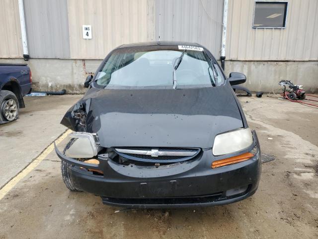 KL1TD56666B676869 - 2006 CHEVROLET AVEO BASE BLACK photo 5