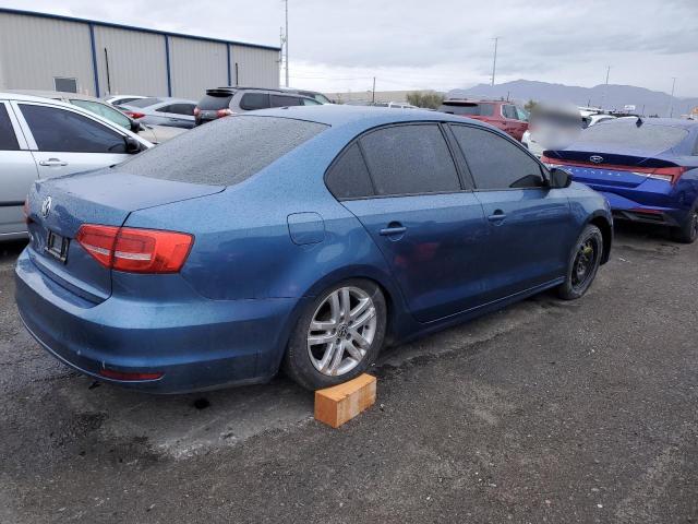 3VW2K7AJXFM250285 - 2015 VOLKSWAGEN JETTA BASE أزرق صورة 3