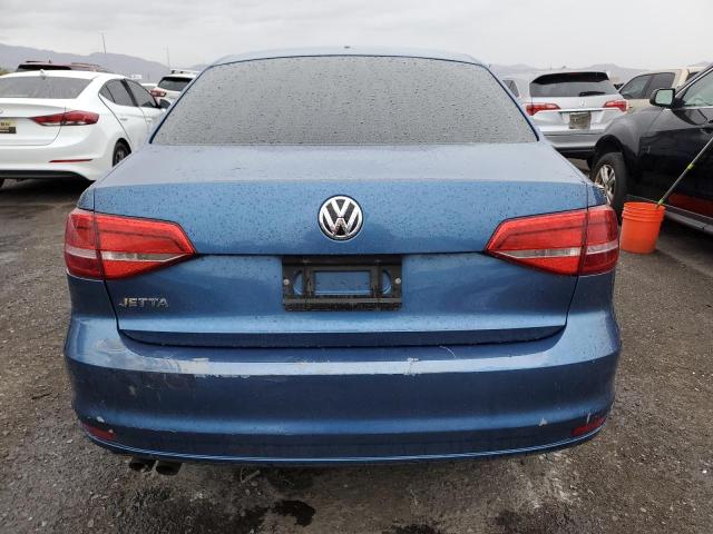 3VW2K7AJXFM250285 - 2015 VOLKSWAGEN JETTA BASE أزرق صورة 6