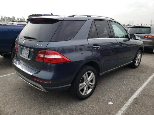 4JGDA5HB8CA049670 - 2012 MERCEDES-BENZ ML 350 4MATIC CHARCOAL photo 3