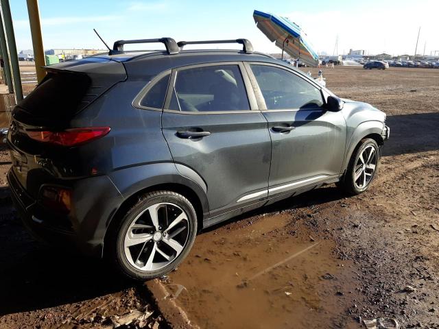 KM8K33A51JU087389 - 2018 HYUNDAI KONA LIMITED GRAY photo 3