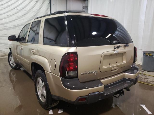 1GNDT13S952213169 - 2005 CHEVROLET TRAILBLAZE LS TAN photo 3