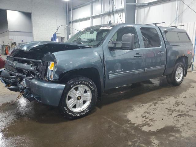 3GCPKSE35BG169128 - 2011 CHEVROLET silverado K1500 LT BLUE photo 1